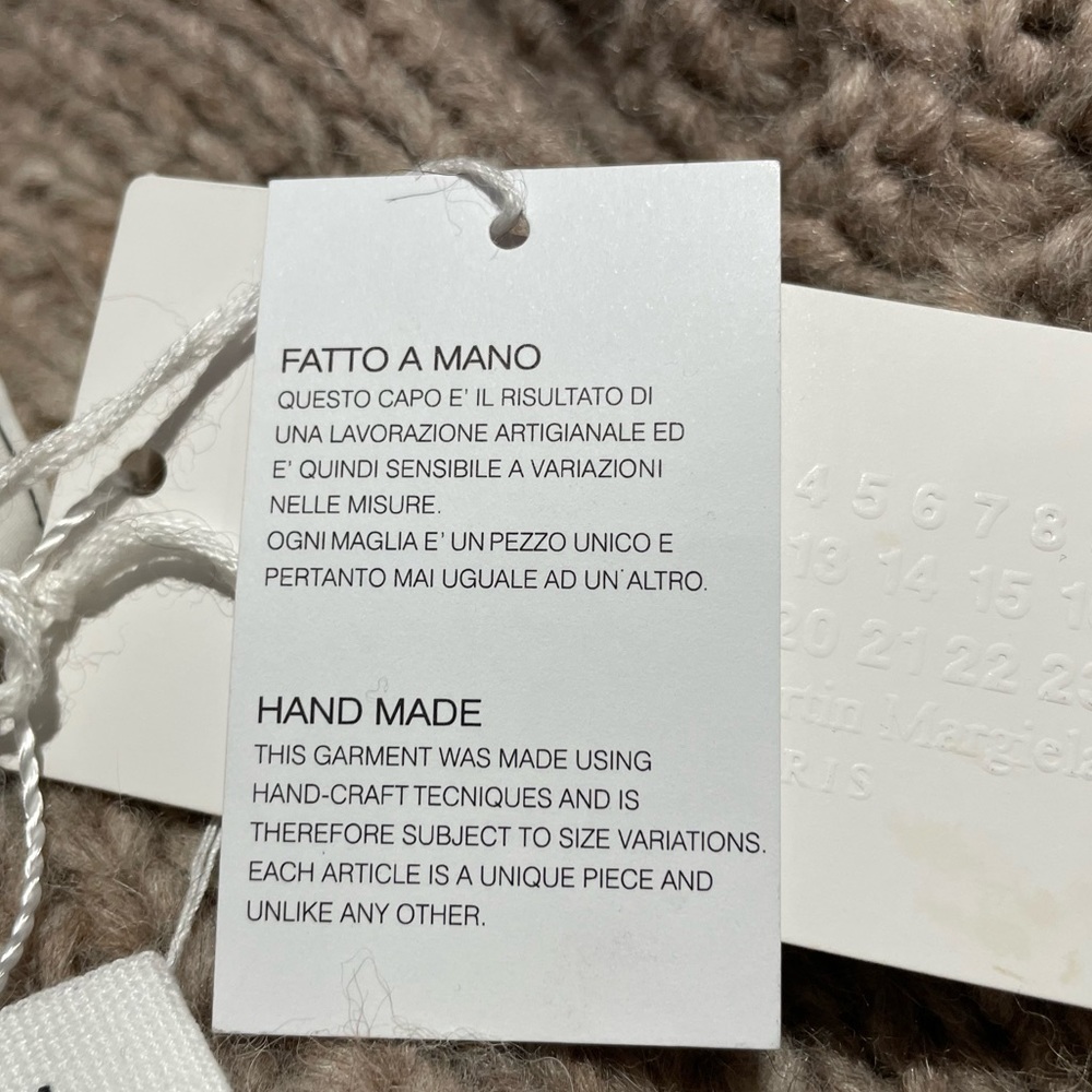 Maison Martin Margiela Replica long alpaca knit cardigan NWT - Picture 12 of 13